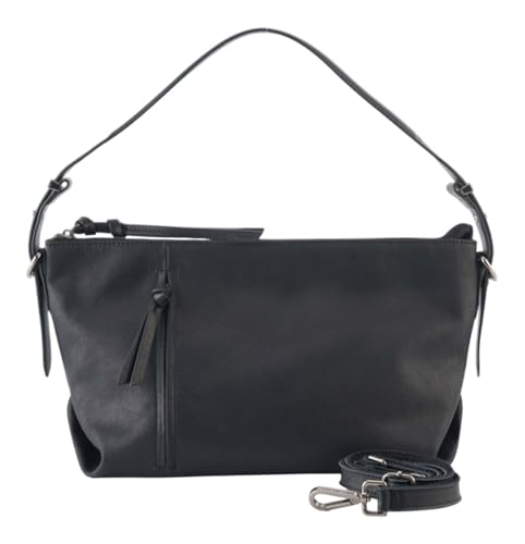 Sac à épaule FREDsBRUDER Beyond en cuir noir | Grand sac chic
