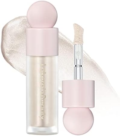 MEICOLY Liquid Highlighter,Long Lasting Liquid Luminizer Shimmer Stick,Waterproof Smooth Highlight Face Illuminator,Silky Natural Glow Makeup Sparkly Highlighters for Face,01 Enlighten
