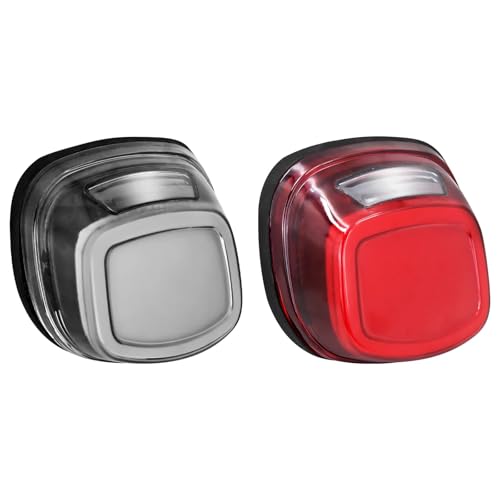 Feu Stop Motocyclette à LED Rouge et Gris pour Harley Touring Dyna