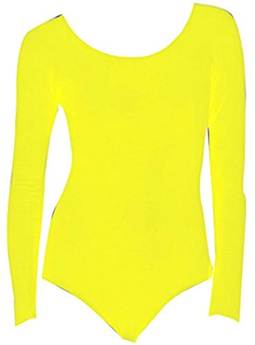 Dance 4 Less Girls Basic Nylon Long Sleeve Leotard