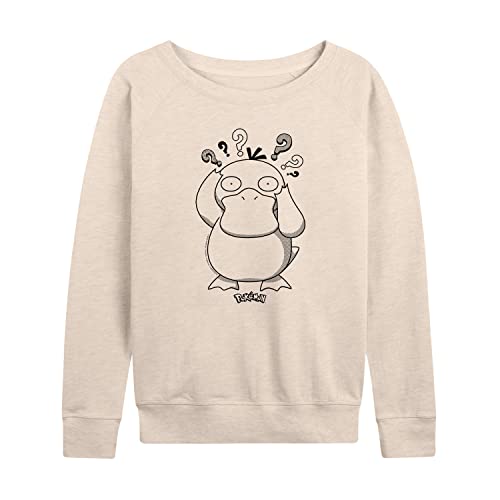 HYBRID APPAREL - Pokémon - Psyduck - Women's Lightweight French Terry Pullover