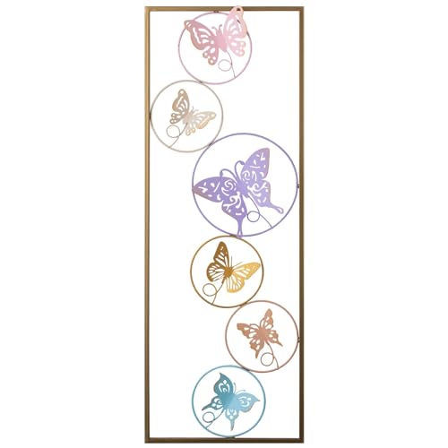 Objet de décoration en métal 32x5x90cm art mural Hanah Home - 6