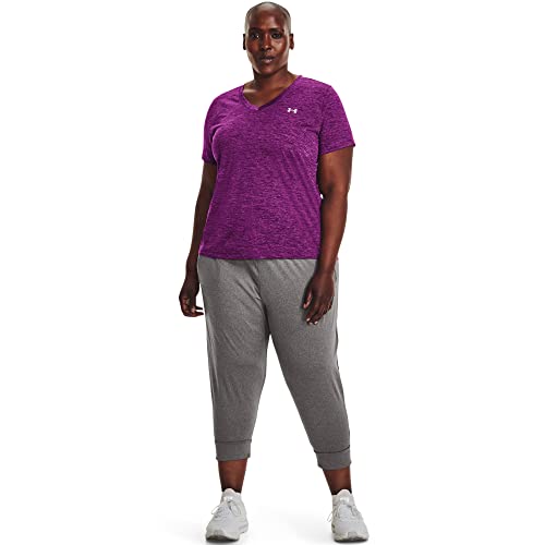 Image of Under Armour Plus Size Tech Solid Short Sleeve V-Neck