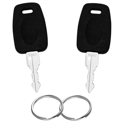 GIONAR - GIONAR 2Pcs Cle TSA 007 Universel, Cle pour Cadenas TSA et Serrure Valise, Matériau Métallique, avec 2 Porte-clés, TSA007 Multifonctionnelles Clés pour Valises, Sacs à Roulettes, Sacs à Dos, etc. - 4.0/5 - -5%