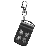 DOITOOL Telecomando Cancello Pulsanti Controllo Remoto Portachiavi Compatto per Garage e Portoni Distanza Trasmissione Plastica Resistente Leggero e Facile da Usare