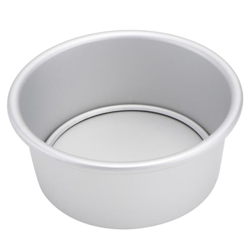 LOORGVEL Molde Redondo para Bizcochos de Aluminio Anodizado de Alimenticio Base Desmontable Antiadherente Resistente la Oxidación y Deformaciones para Tartas Cheesecakes y Postres