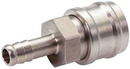 Acoplamiento lata (nw7,2) 9 mm Manguera, acero inoxidable de plástico: acero inoxidable, diámetro interior: 9 mm