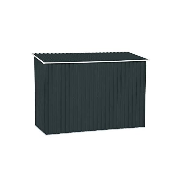 tepro Duramax 7479 Metallgerätehaus Pent Roof 8x4 anthrazit – Bild 7