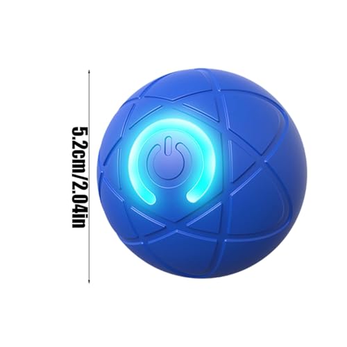 Interaktives Hunde Ball – Automatisch Rollender Ball Hundespielzeug, Mit LED-Lichtern, Aktiver Rollball Für Hunde, Langlebiger Und Verschleißfester, USB-aufladbar, Für Kleine/mittlere/große Hunde