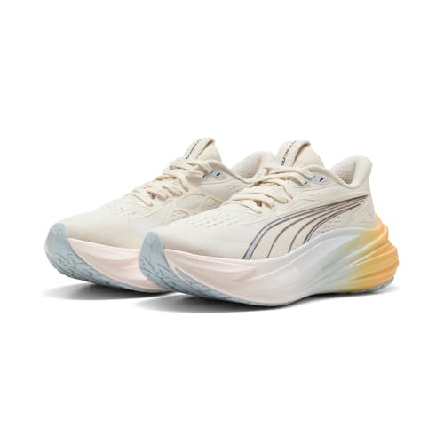 Image of PUMA Women's Magmax Nitro 2 Running Shoes, Warm White-Lucite, Size 8 B Medium US