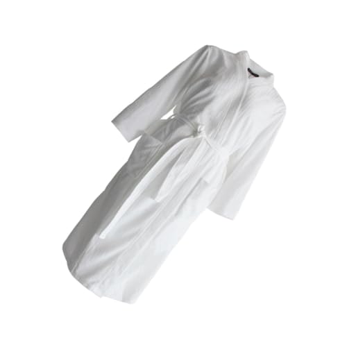 ANDRESLAD Bata de Poliéster Transpirable para Mujer Xl Manga Práctica y Ligera para Casa Cómoda Bata de Baño para y Verano Diseño con Bolsillo Lateral y Cinturón Suelto