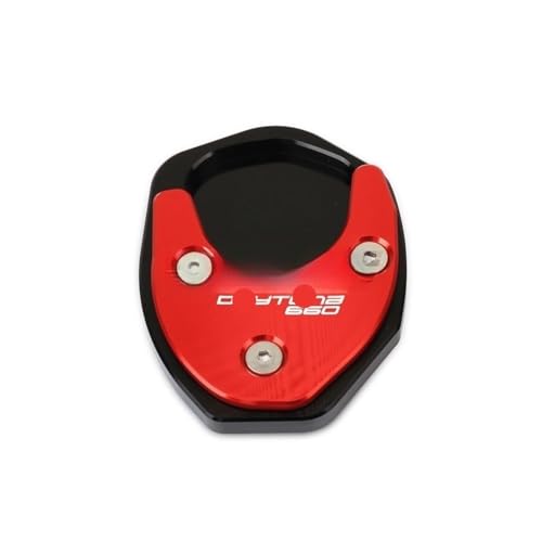 Extension de béquille latérale CNC moto 660 plaque support agrandissement