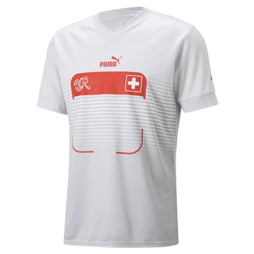 PUMA Switzerland Men's Away Jersey 2022 (as1, Alpha, x_l, Regular, Regular, X Large)
