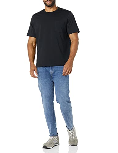 Amazon Essentials Mens T-Shirts, Regular-Fit, Short-Sleeve Crewneck Pocket, Pack of 24