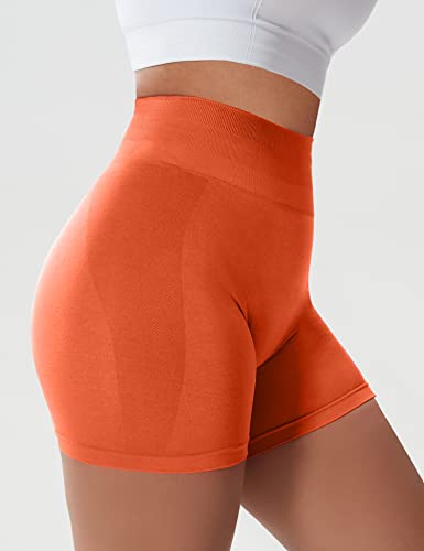 Image of CELER Womens Workout Shorts Seamless Scrunch Butt Gym Shorts High Waisted Yoga Athletic Booty Shorts