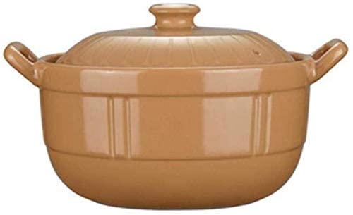 Marmite en Terre Cuite 3L : Cocotte en Céramique Anti-Chaleur
