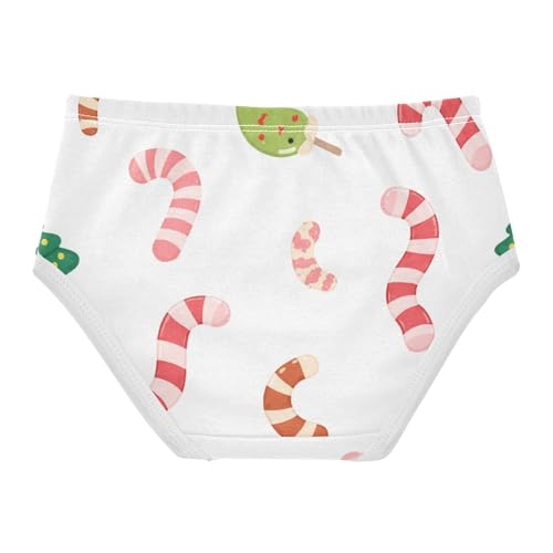 Girls' Underwear Soft Touch Comfort Underwear for Kid Christmas Candy in Sizes 2T,3T, 4T, 5T, 6Y and 8Y2