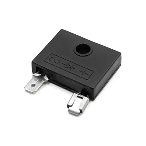 sourcing map 2 Tige Noir Régulateur Tension Diode Moto pour AX-100 Cover