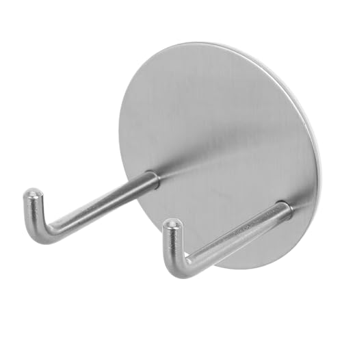 TOYANDONA Soporte de Pared para Café de Acero Inoxidable Instalación Adhesiva sin Taladro, Diseño Moderno y Único para Oficinas y Cafeterías