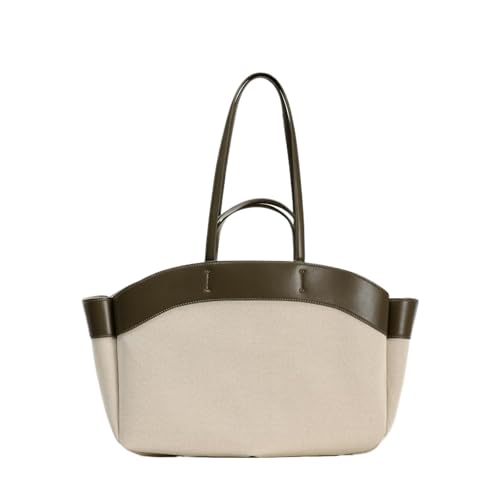 Sac fourre-tout grande capacité et pochette sous bras rétro pour femme