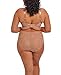 Elomi Women's Sachi Plus Size Underwire Plunge Bra with Adjustable Strap, Cafe Au Lait, 36H
