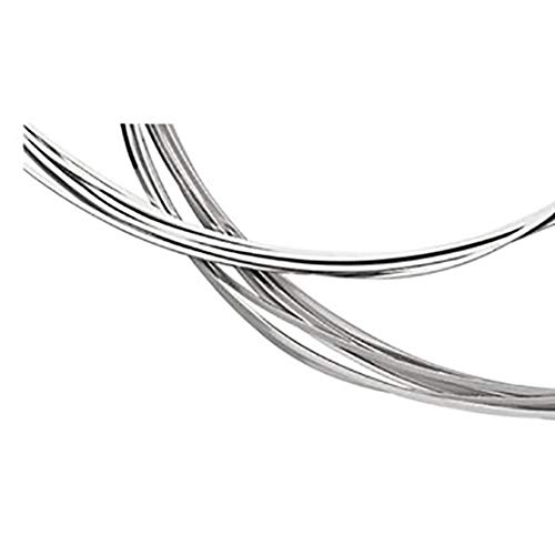 Sterling Silver .925 Round Wire - Half Hard (18 Gauge 10 Feet)