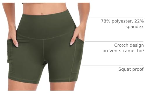 CHRLEISURE 6-Pack Biker Shorts