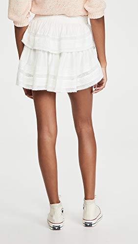 LOVESHACKFANCY Women's Ruffle Mini Skirt3