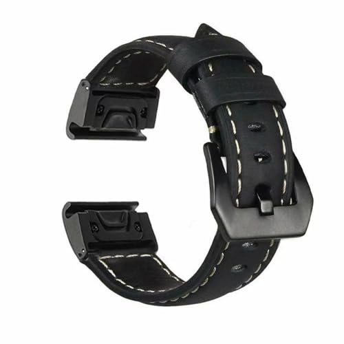 Sangle en cuir pour Fenix 8X et TACTIX 7 l'alternative chic pour porter votre montre au bureau