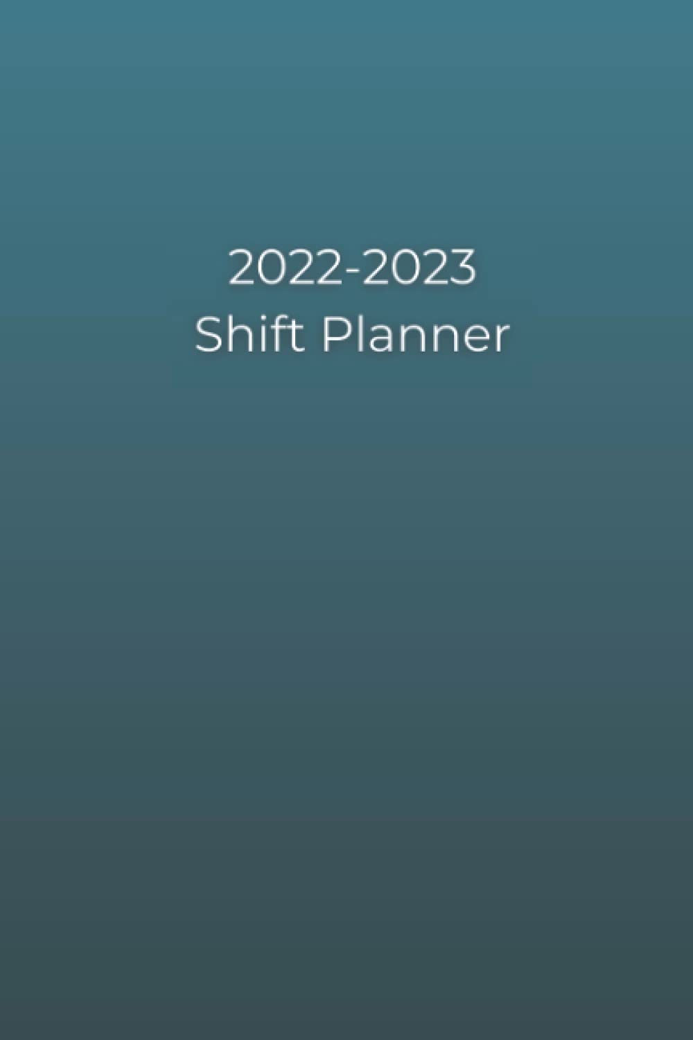 Buy 20222023 Shift Planner 2 Year Shift Worker Diary To Track Shifts