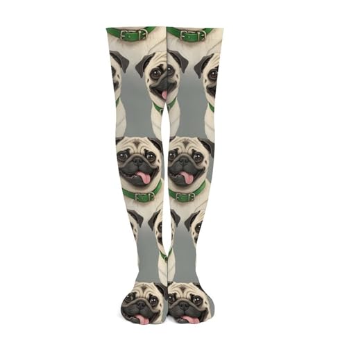 Funny Fuzzy Calf Socks Unisex Christmas Gifts For Hiking Camping Decor3