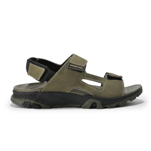 Image of Woodland Men's Camel Polyurethane Sandals-UK-5 (EURO 39)