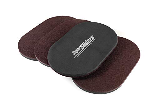 Super Sliders 5-3/4" x 9-1/2" XL Oval Reusable Felt Furniture Sliders for Hard Surfaces, Anti-Slip Protective Furniture Moving Pads for Beds, Sofas, Dressers, Set of 8, Brown by Super Sliders - Image 9