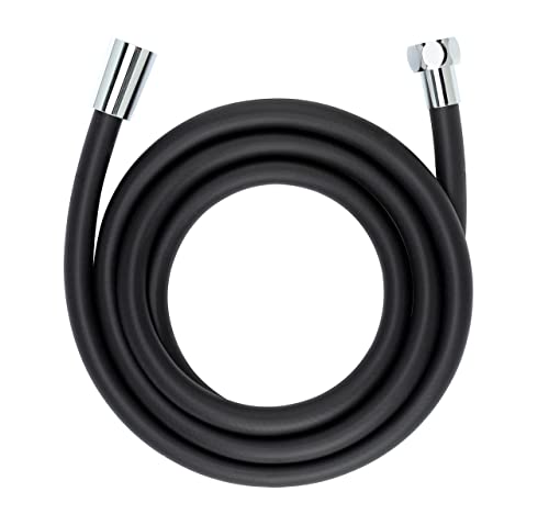 shower hose Design 175 cm black, Matt Black