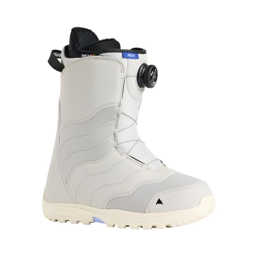 Burton – Botas de snowboard Mint Boa® Regular Gray Cloud para mujer, talla 43, color gris