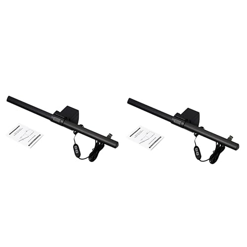 OSALADI 2 Piezas De Luz De Pantalla Lámpara De Protección Ocular Portátil Pro Maquillaje Espejo De Vanidad Monitor Abrazadera Lámpara Lámpara De Pantalla LED Monitor De Computadora Barra