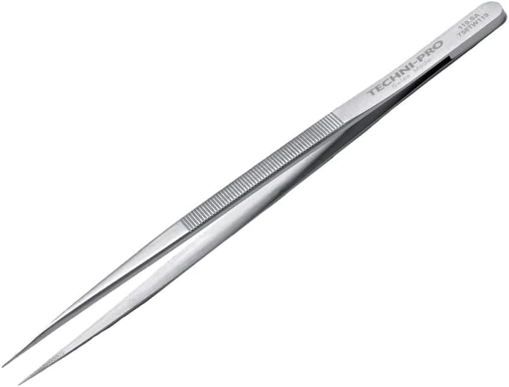 758TW119 - General Purpose Tweezers, Stainless Steel, 5.9'