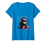 Womens Fantastic Beasts 3 Teddy the Niffler V-Neck T-Shirt
