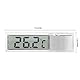 TOPINCN Digitales Aquarium-Thermometer, 3D-Aquarium-Thermometer mit Großem LCD-Display, Reptilien-Thermometer, Elektronische Transparente Temperaturanzeige Zur Messung der Wassertemperatur