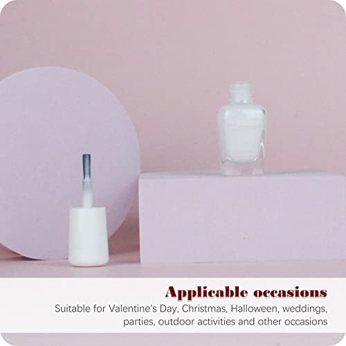 Aieenjor Milky White Nail Polish, Jelly Nail Polish, Neutral Nude, Water-Based Low Odor Peel-Off, Environmental Friendly Mild, For Nail Art Diy Manicure At Home, 0.28 Fl Oz #TOP7