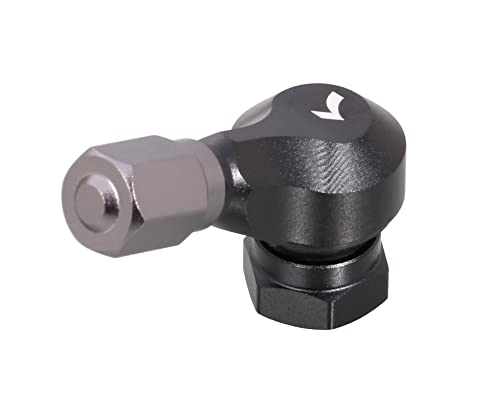 キタコ(KITACO) アルミエアーバルブ タイプ3 (ブラックボディ/チタンキャップ) 汎用 509-5000390