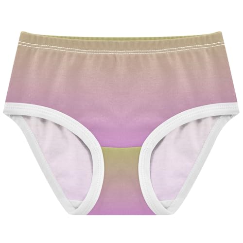 Joisal Toddler Underwear Floral 2t Cotton Little Girl Panties Print Briefs Underpants Green Heliotrope Gradient - Main Image