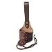 Norse Tradesman Leather Horn Frog Holster - Large, Brown