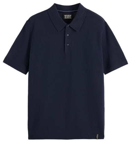 Polo homme Scotch & Soda en tricot léger pour un look casual chic