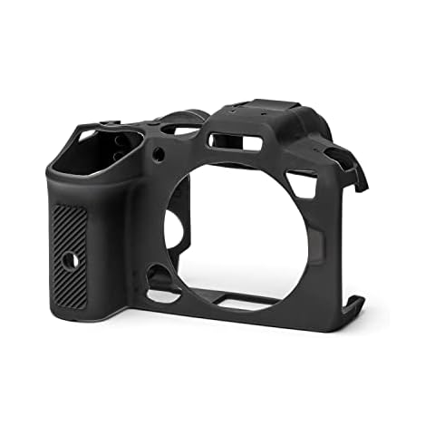 easyCover Camera case Silicone Protective Cover for Canon R7 Black Cover