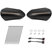 Color-Matched LED Handguards for Harley softail Touring 2024+ Boost Safety & Style with DRL, Indicators Vivid Black