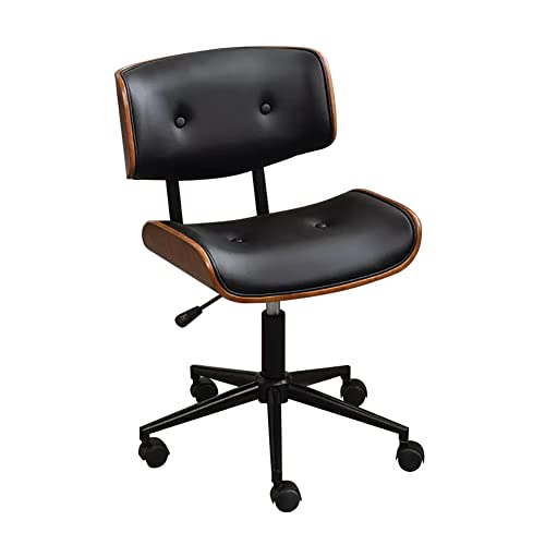 Silla De Oficina De Color Nogal Silla De Escritorio con...