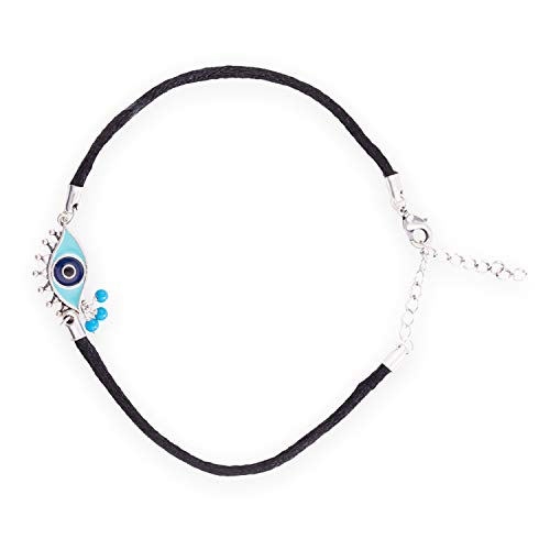 Image of Voylla Evil Eyes Enamelled Eye Motif Anklet