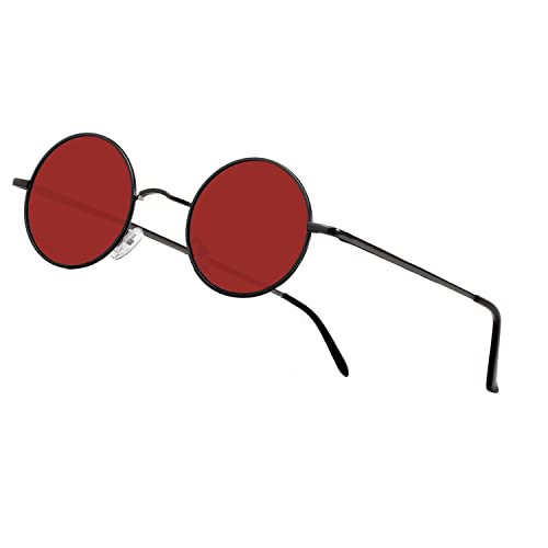 Image of Vintage Small Round Polarized Hippie Sunglasses for Men Women Circle Sun Glasses NP1002