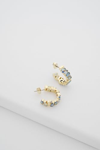 Ted Baker London Clarence Crystal Cluster Hoop Earrings for Women4